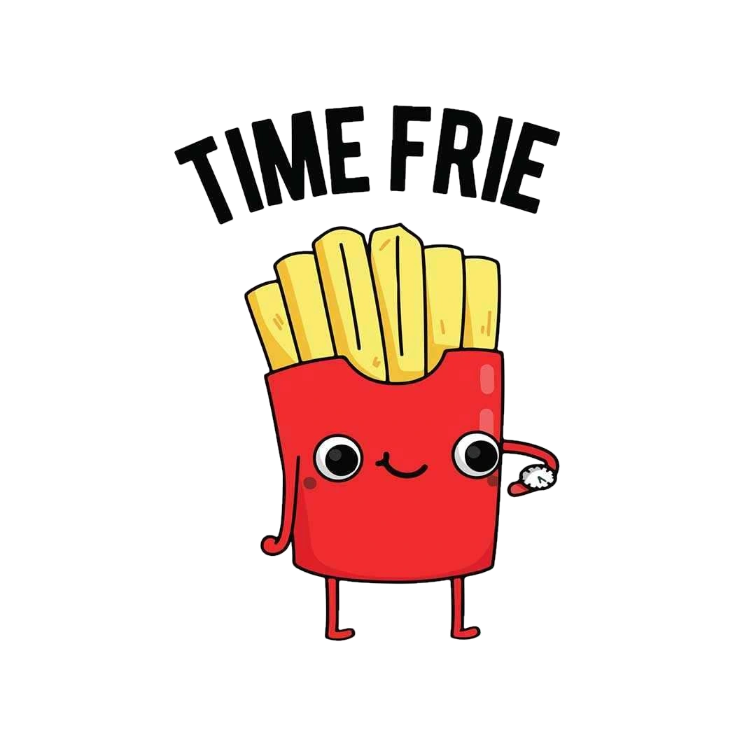 Time Fries Sticker